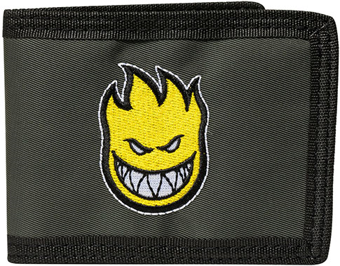 SPITFIRE BIGHEAD BI FORLD WALLET CHARCOAL/YELLOW