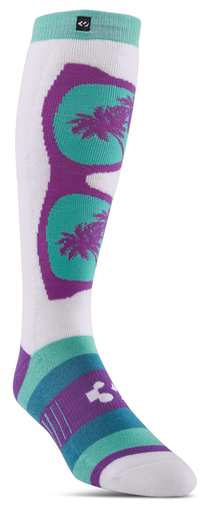 Thirty two W shades Graphic Sock Aqua