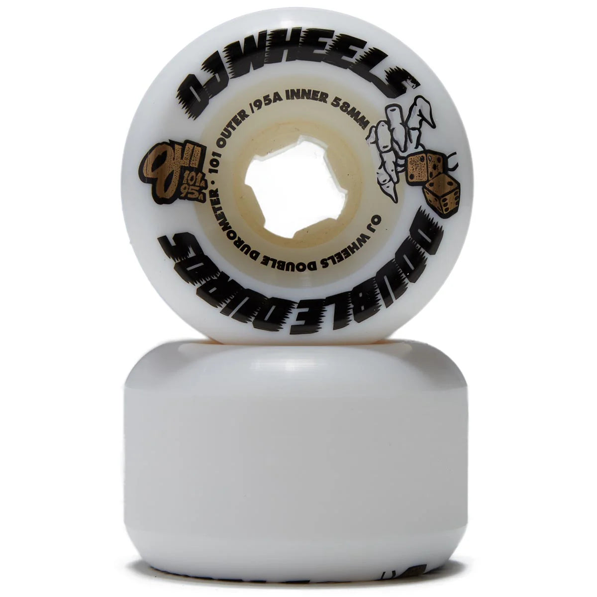 OJ Double Duro 101a/95a Skateboard Wheels