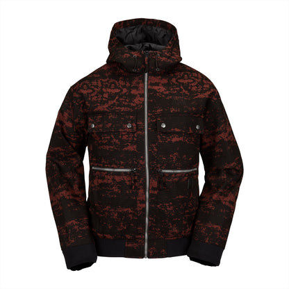 Volcom x Dustbox Jacket Maroon Camo