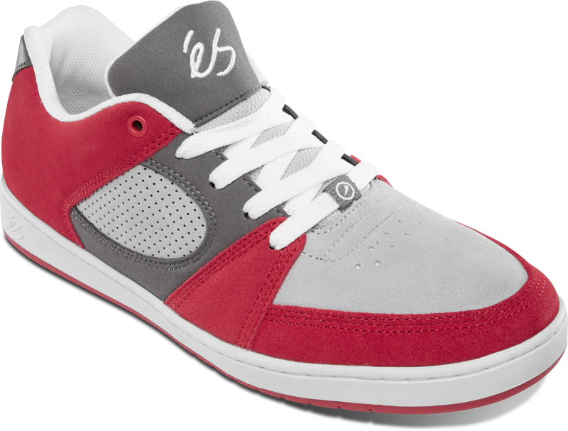 Es Skateboarding Accel Slim Grey/Red