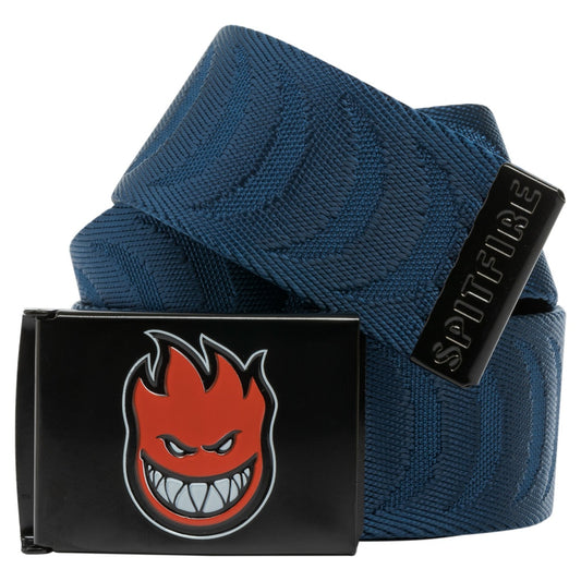 SPITFIRE BIGHEAD CRESCENT JACQUARD BELT NAVY