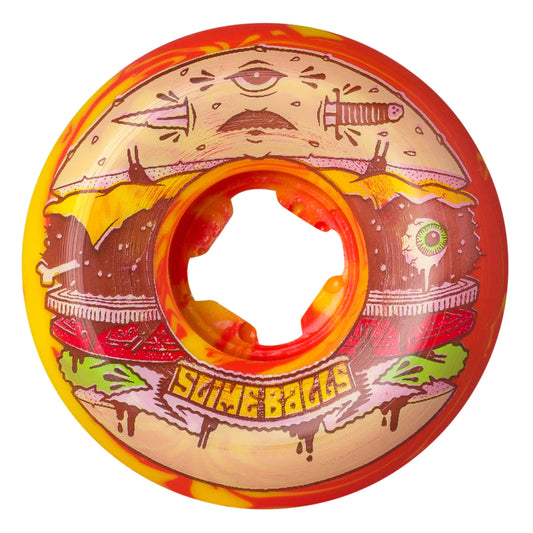 Santa Cruz Slime Balls Jeremy Fish Burger 99A Skateboard Wheels