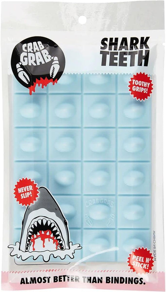 Crab Grab Shark Teeth Powder Blue Snowboard Stomp Pad