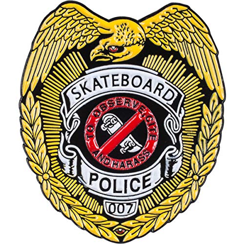 Powell-Peralta Skateboard Police Lapel Pin O/S Multi Color