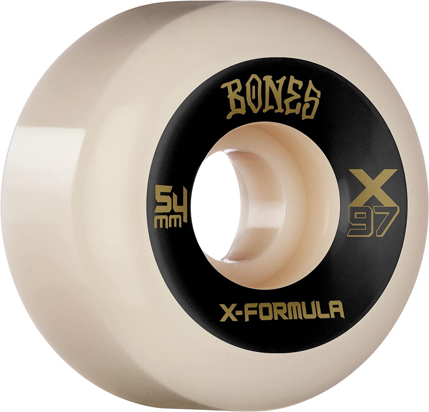 BONES WHEELS X-FORMULA SKATEBOARD WHEELS X-NINETY-SEVEN 54MM V6 WIDE-CUT 97A 4PK