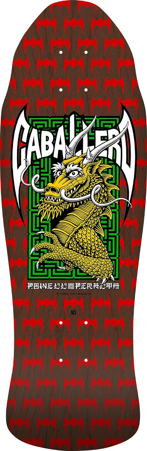 Powell Peralta Steve Caballero Street Dragon Skateboard Deck Reissue 9.625" x 29.75"