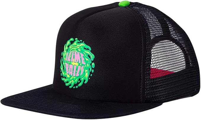 Slimeballs skateboard wheels mesh trucker hat black