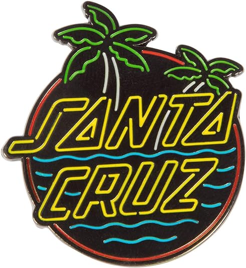 Santa Cruz Skateboards Glow Dot Lapel Pin