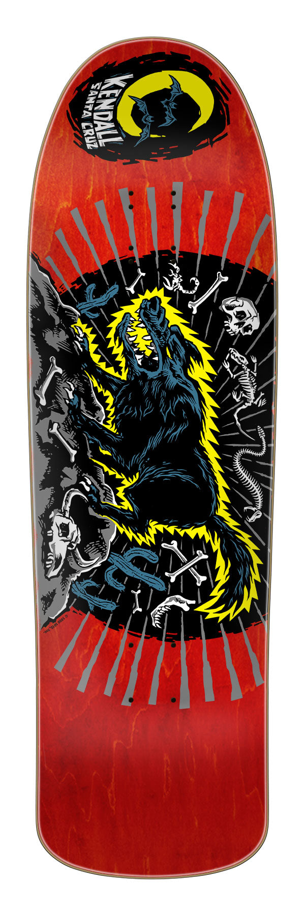 Santa Cruz Jeff Kendall Wolf Reissue Deck 9.28 x 31.45