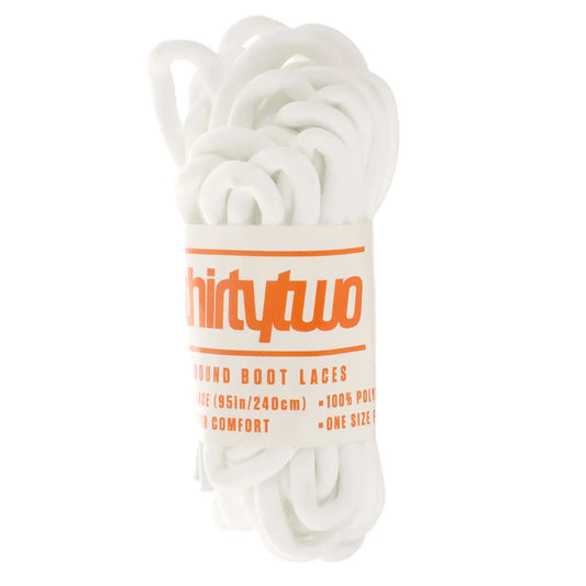 Thirtytwo Boots Replacement Boot Laces White