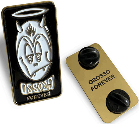 BLACK LABEL GROSSO FOREVER ENAMEL PIN