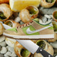 Nike SB Dunk Low Pro Dunk Sesame/Metallic Silver Pear "Escargot"