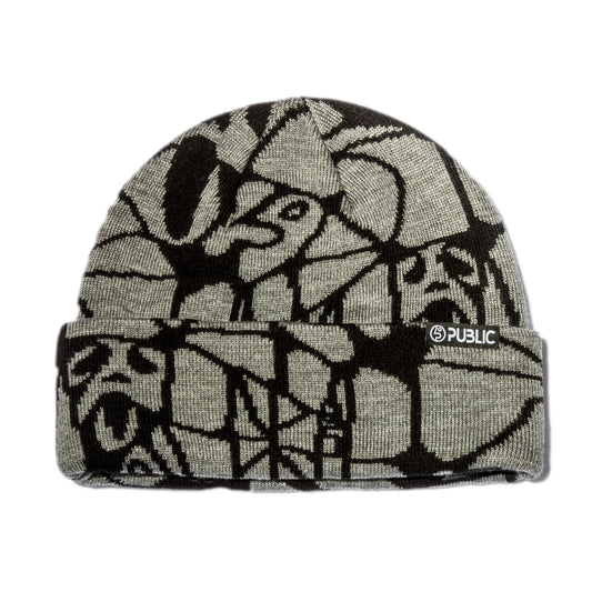 Public Snowboards General Beanie - Gray