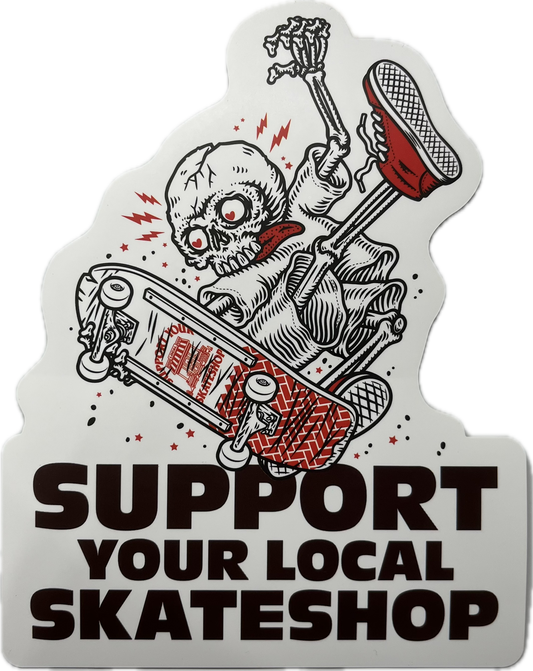 Skate Shop Day X Todd Bratrud "Support Your Local Skate Shop" Sticker