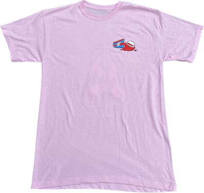 Skaters Advocate Slurpee Bear and Straw Powell Peralta Spoof T-Shirt  Pink