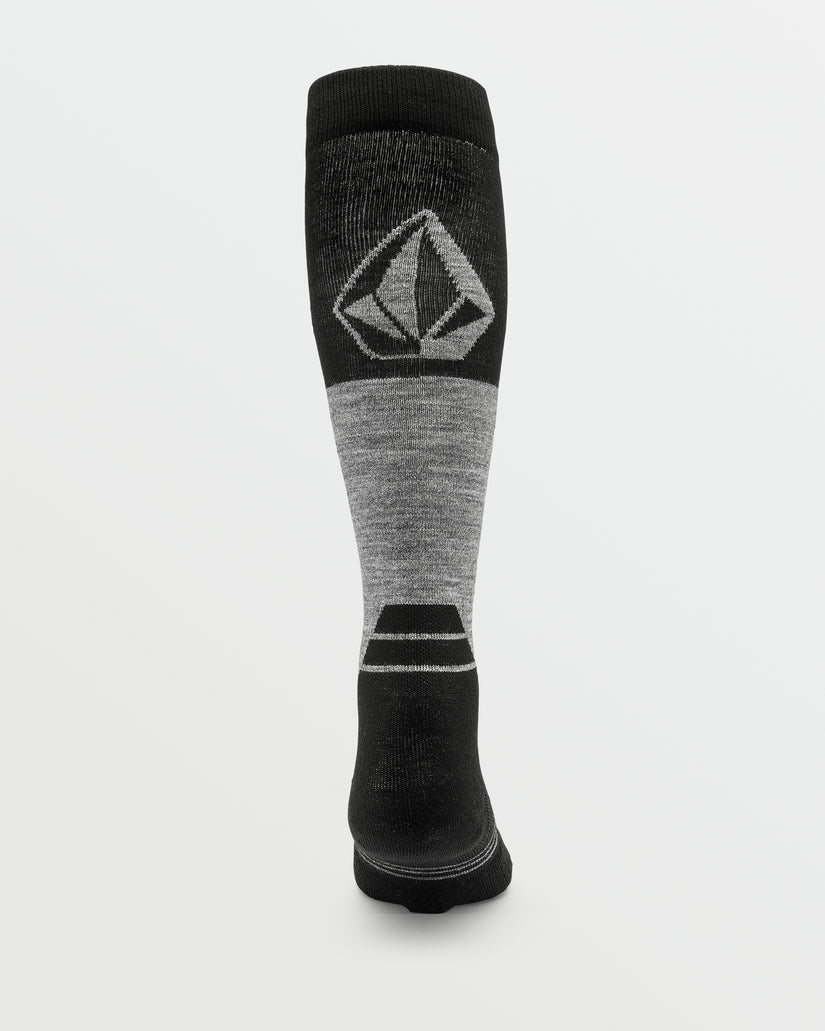 Volcom Mens Splitz Wool Blend Over-The-Calf Sock - Heather Gray