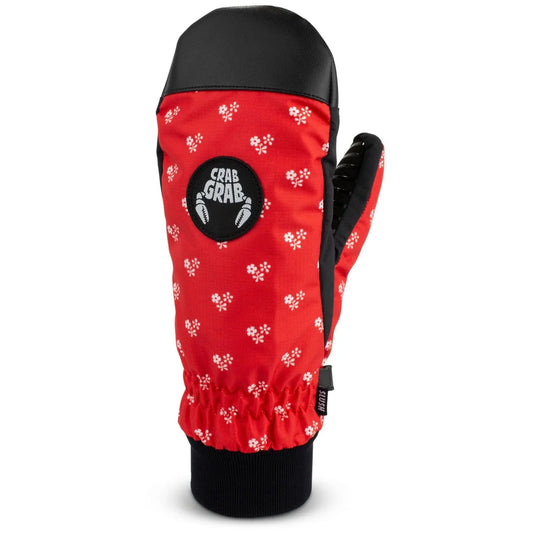 Crab Grab Slush Mitt Little Flowers Red