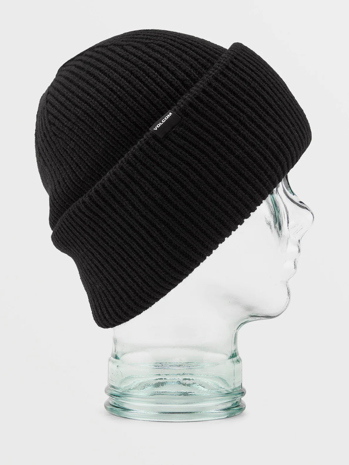 Volcom Men's Black Roller Beanie