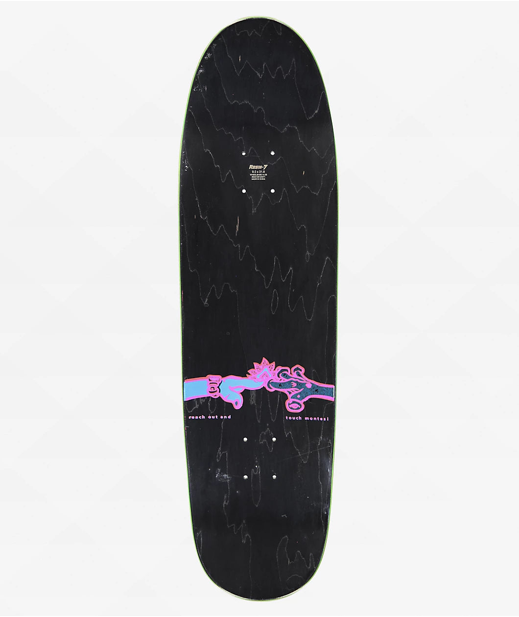 New Deal Alien 9.0" Slick Felt Cruiser Skateboard Reissue