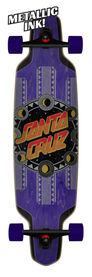 Santa Cruz Skateboards Complete Phase Dot Drop Down Cruzer 9.50in x 37.52in