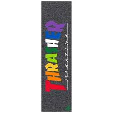 Thrasher rainbow grip tape 9in x 33in bg/5 graphic Mob