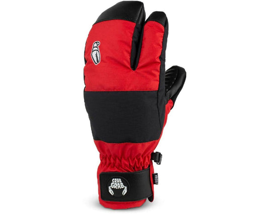 Crab Grab Freak Trigger Mitten Red and Black