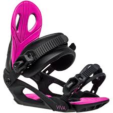 Roxy Snowboard Bindings Classic Womens Black/Pink