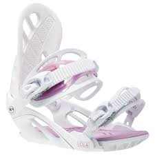 Roxy Snowboard Bindings Lola Womens White/Purple