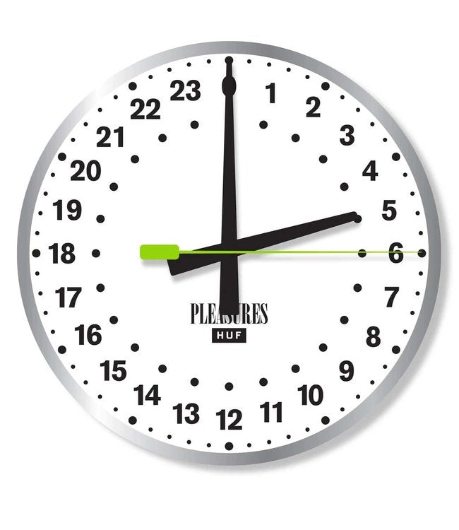 Huf Sanford Wall Clock White