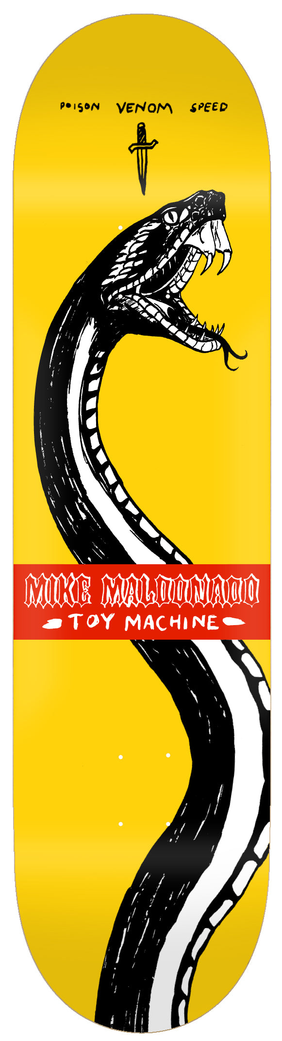 TOY MACHINE MALDONADO SNAKE DECK 8.38