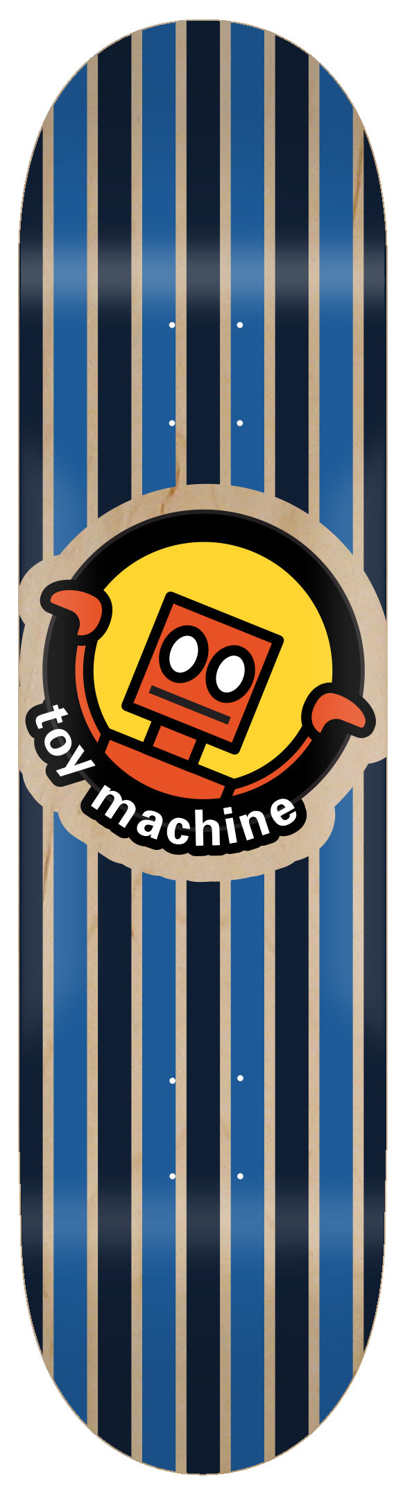 TOY MACHINE STRIPED ROBOT DECK