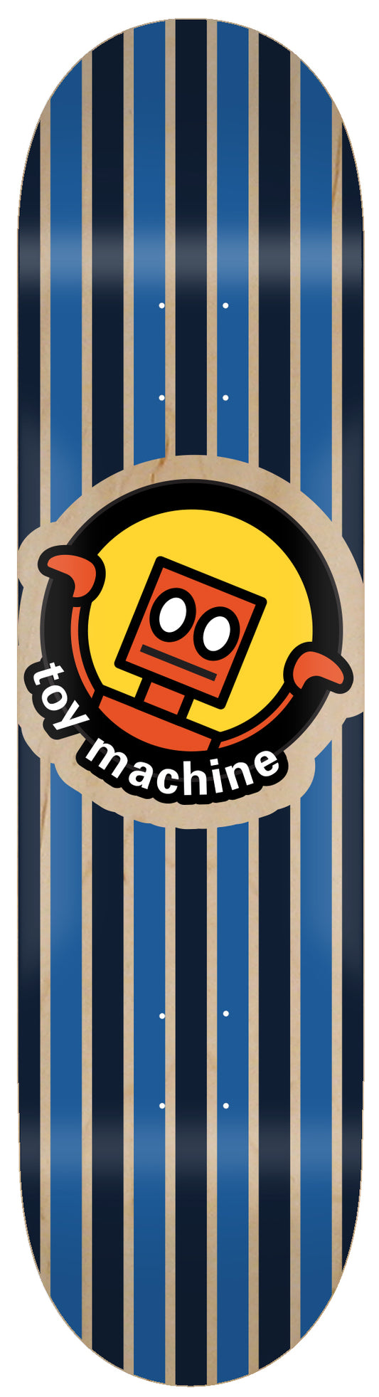 TOY MACHINE STRIPED ROBOT DECK