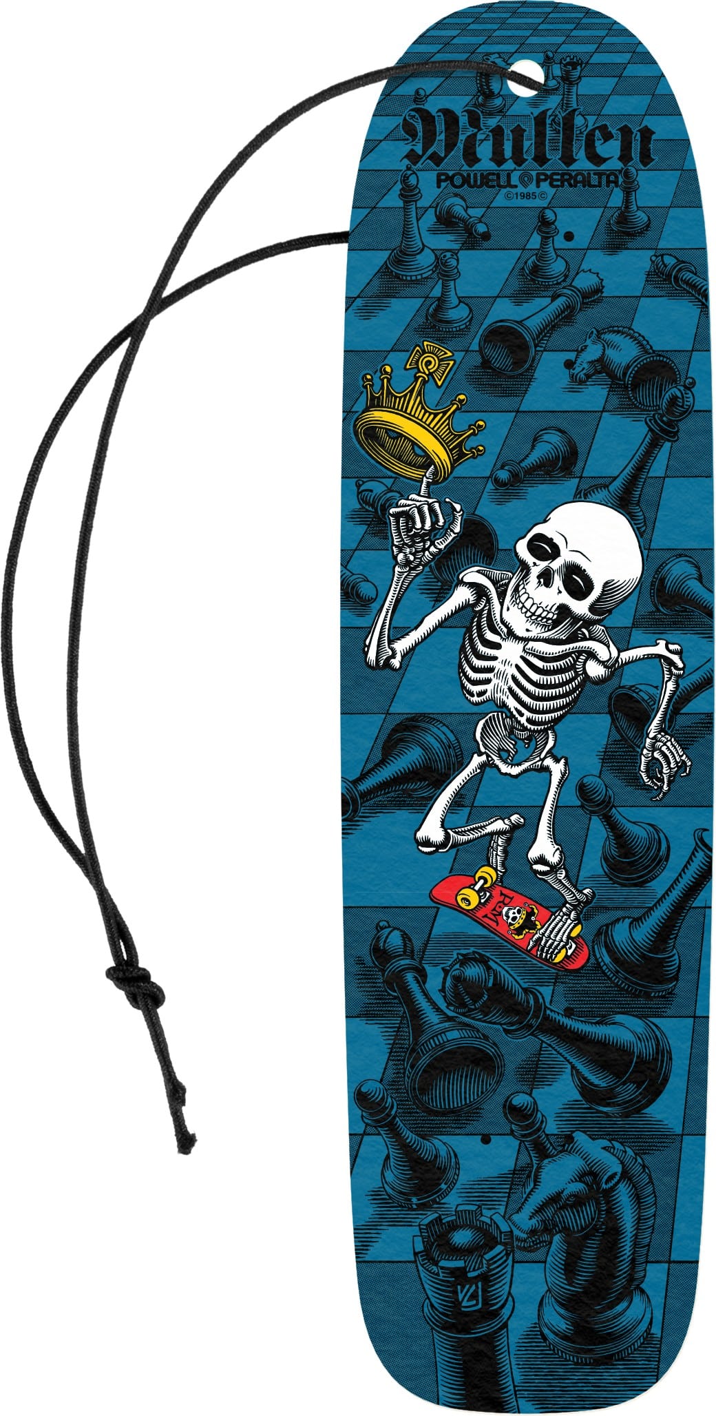 Powell Peralta Bones Brigade Series 15 Air Freshener Rodney Mullen Skeleton and Crown