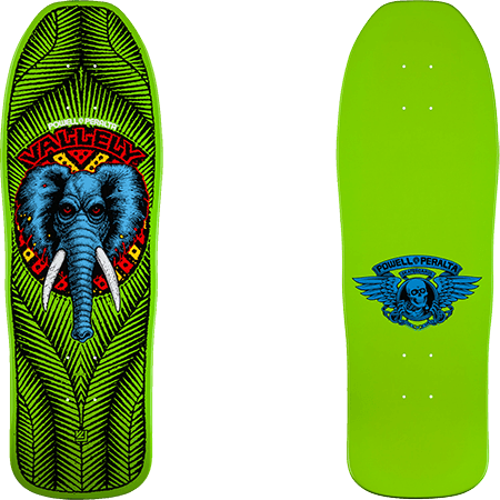 Powell Peralta Mike Vallely Elephant 10" Lime Green Reissue Deck