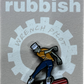 Rubbish Rubbish Andy Jenkins Wrench Pilot Parking Block Slappy Lapel pin