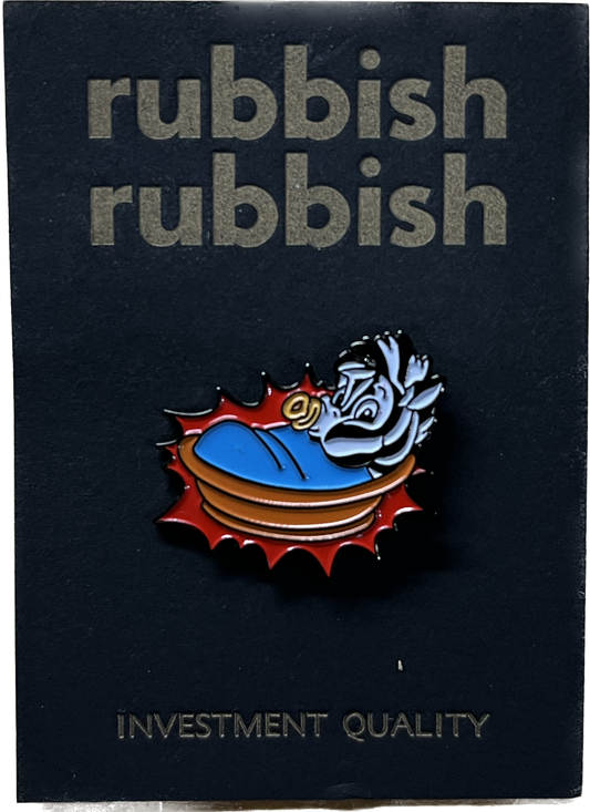 Rubbish Rubbish World Industries Skateboards Love Child Lapel Pin