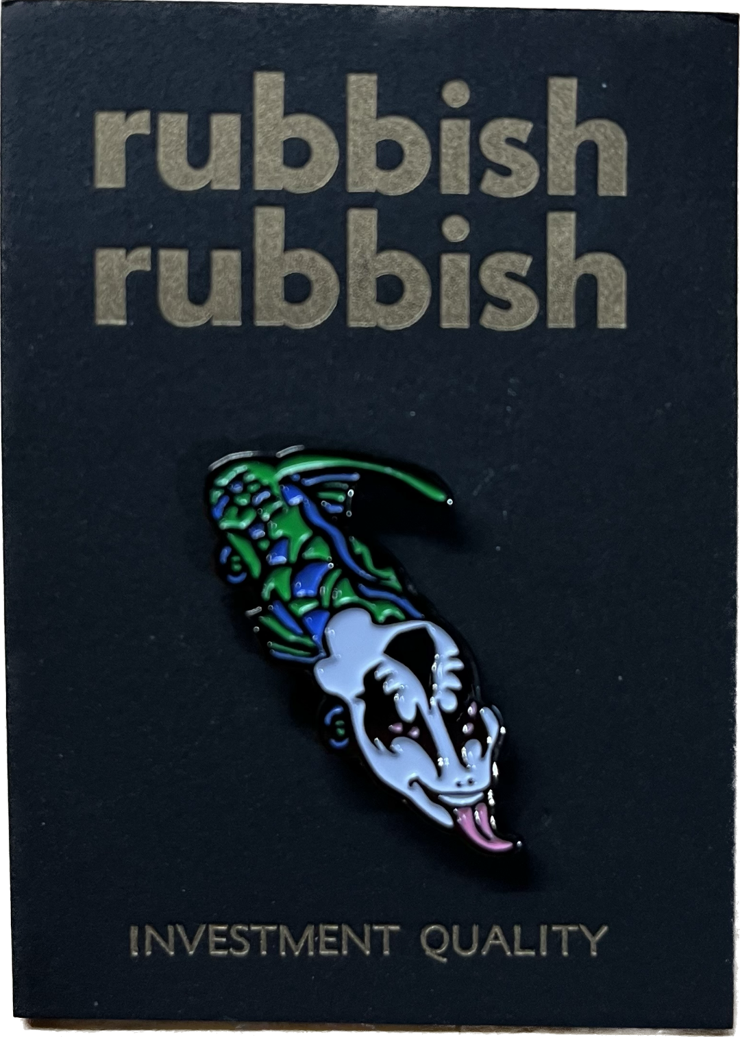 Rubbish Rubbish Blind Skateboards Gonz Kiss Car Lapel Pin