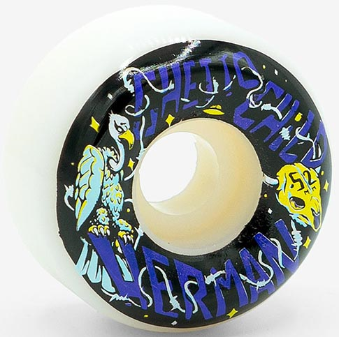 GHETTO CHILD BRYAN HERMAN MOJAVE Wheels 52MM 99A (Set Of 4) White Urethane