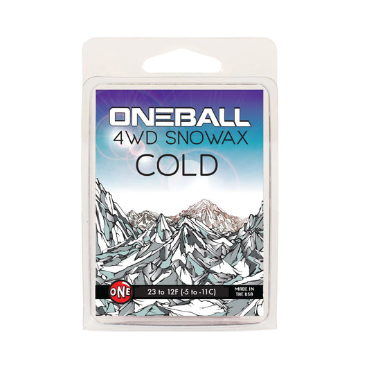 OneBall 4WD Cold Mini Snowboard Wax 60g