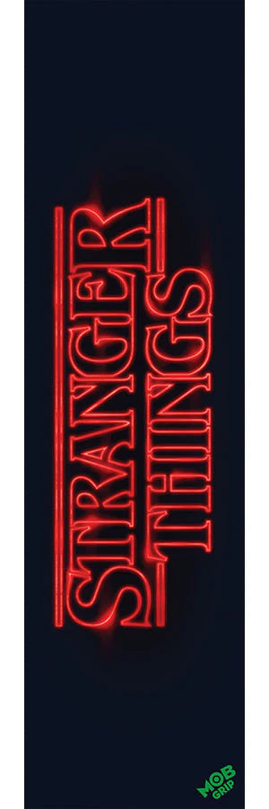 Mob x Stranger Things Title Sheet Mob Skateboard Grip Tape