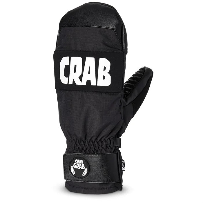 Crab Grab Punch Mittens - Black