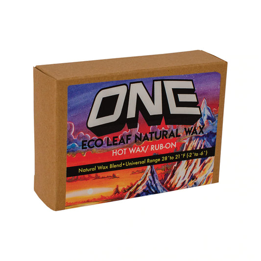 OneBall All Temperature Eco Leaf Natural Snowboard Wax 100g