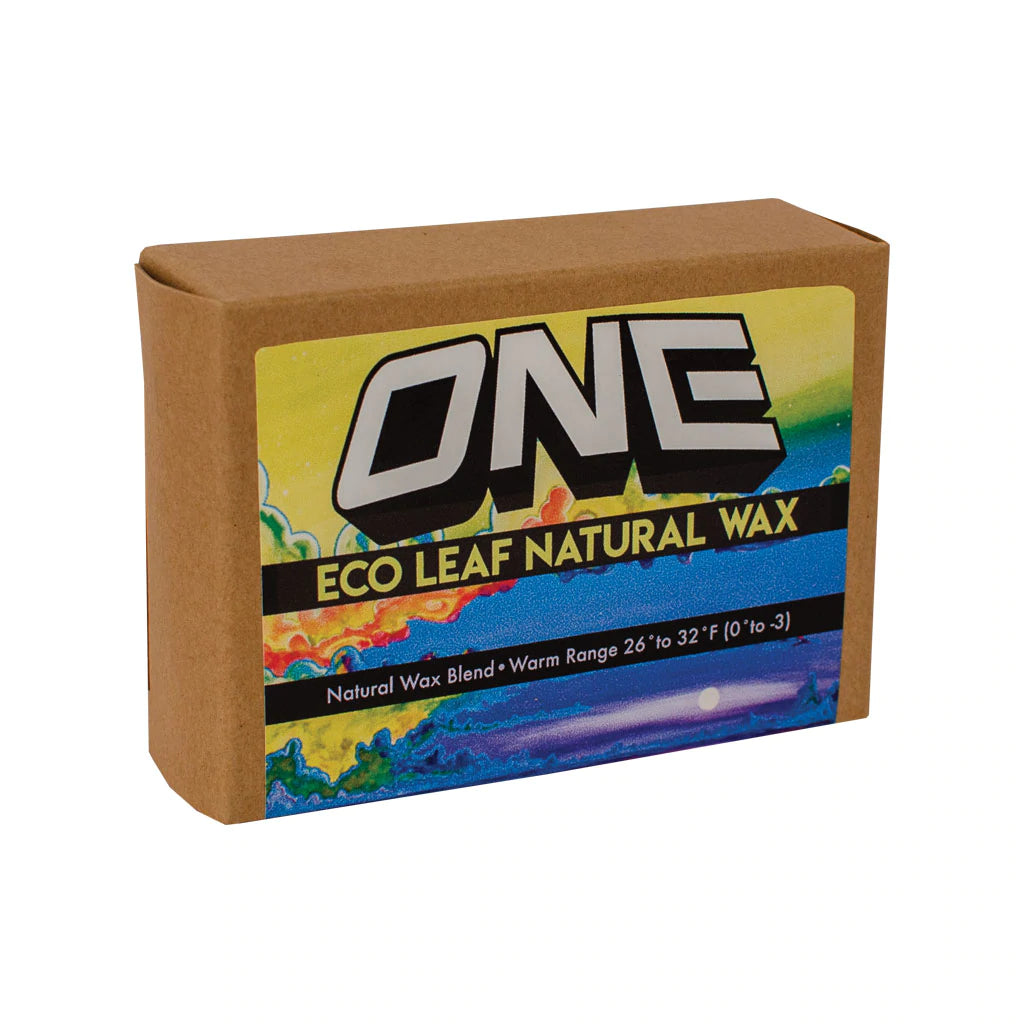 OneBall Eco Leaf Natural Tropical Warm Snowboard Wax 100g