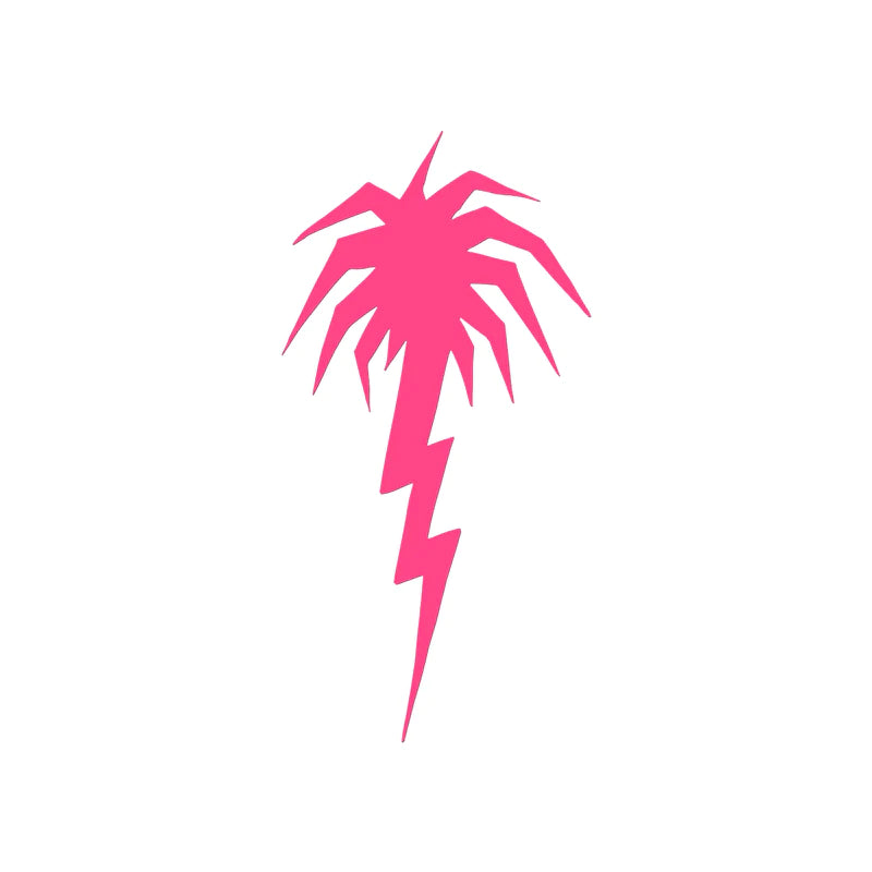 Spring Break Lightning Palm Tree Sticker